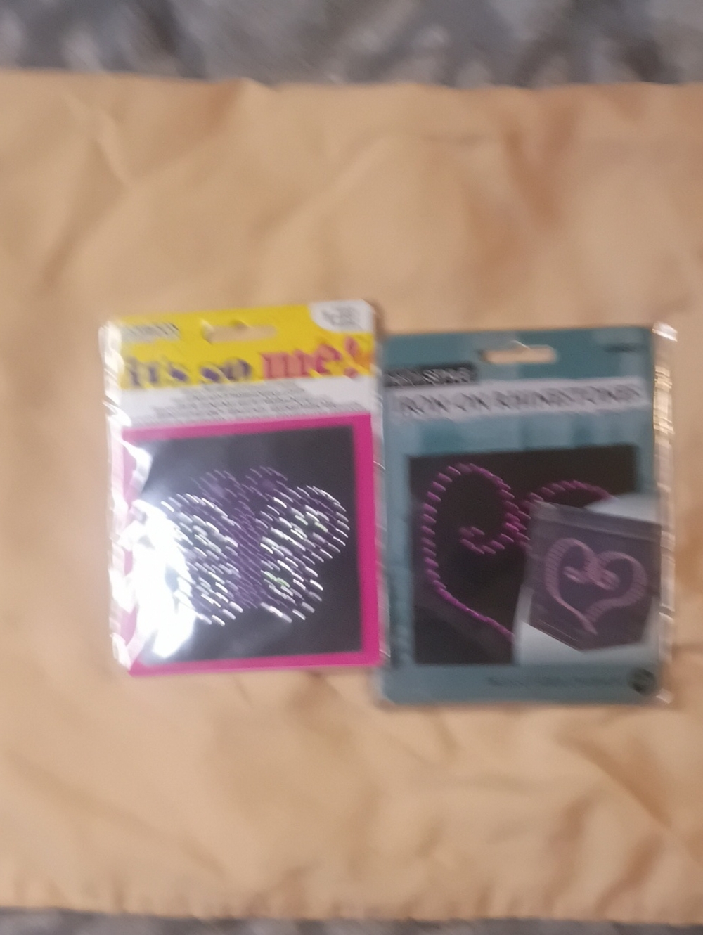 Source Unknown Pink Rhinestone Heart Stickers - Duo Pack